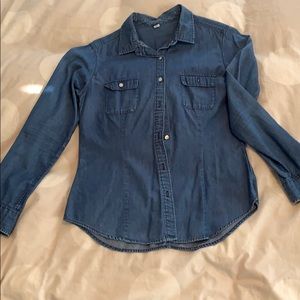 Jean shirt. Fits like a small